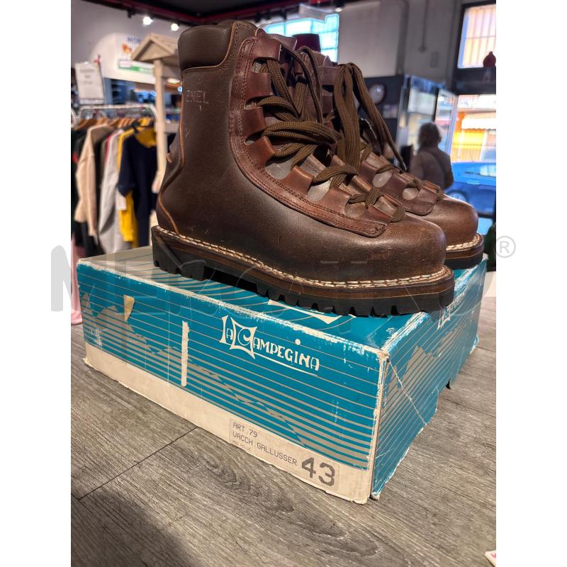 SCARPE ANTINFORTUNISTICHE LA CAMPEGINA ENEL IN VERO CUOIO | Mercatino dell'Usato Busnago 1