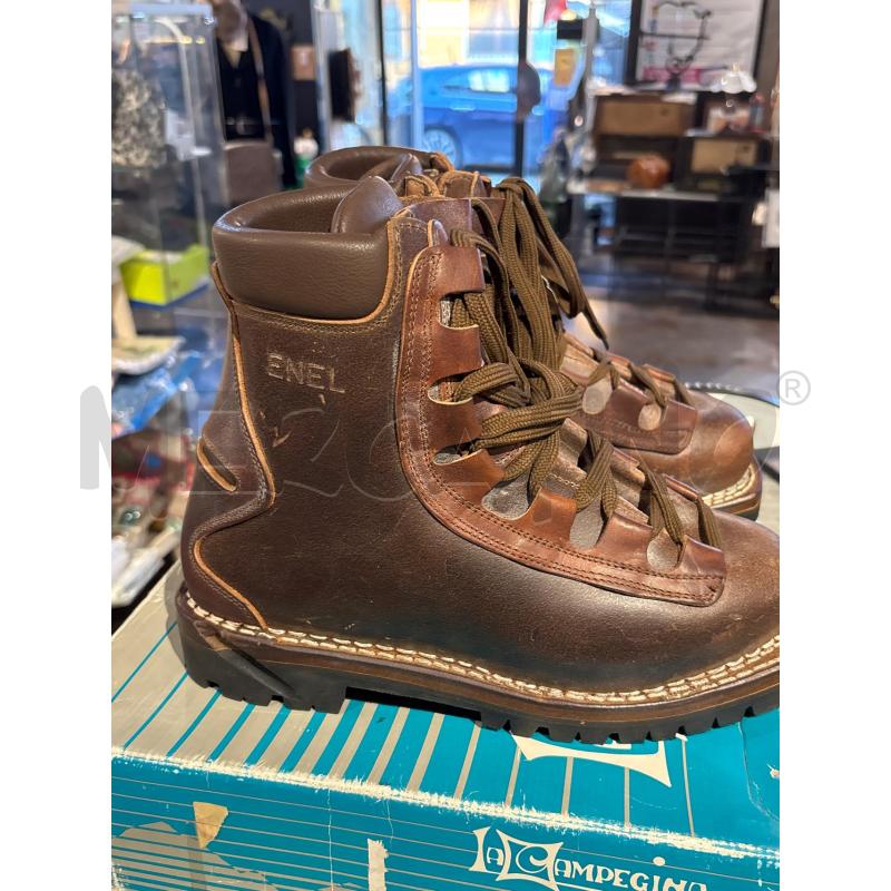 SCARPE ANTINFORTUNISTICHE LA CAMPEGINA ENEL IN VERO CUOIO | Mercatino dell'Usato Busnago 2