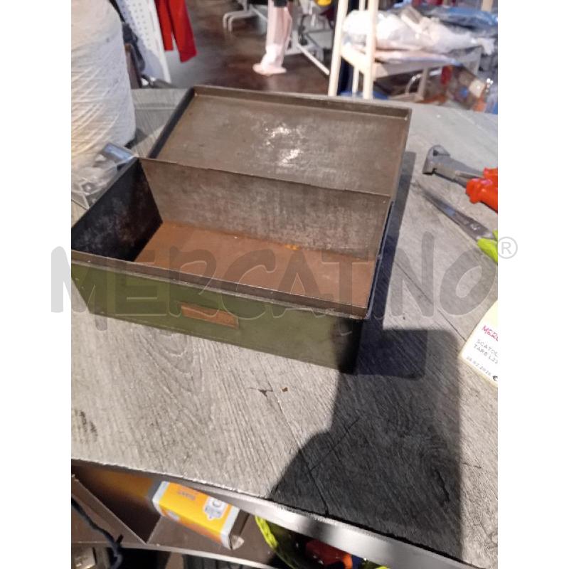 SCATOLA IN FERRO MILITARE L23 P12 H8 | Mercatino dell'Usato Busnago 2