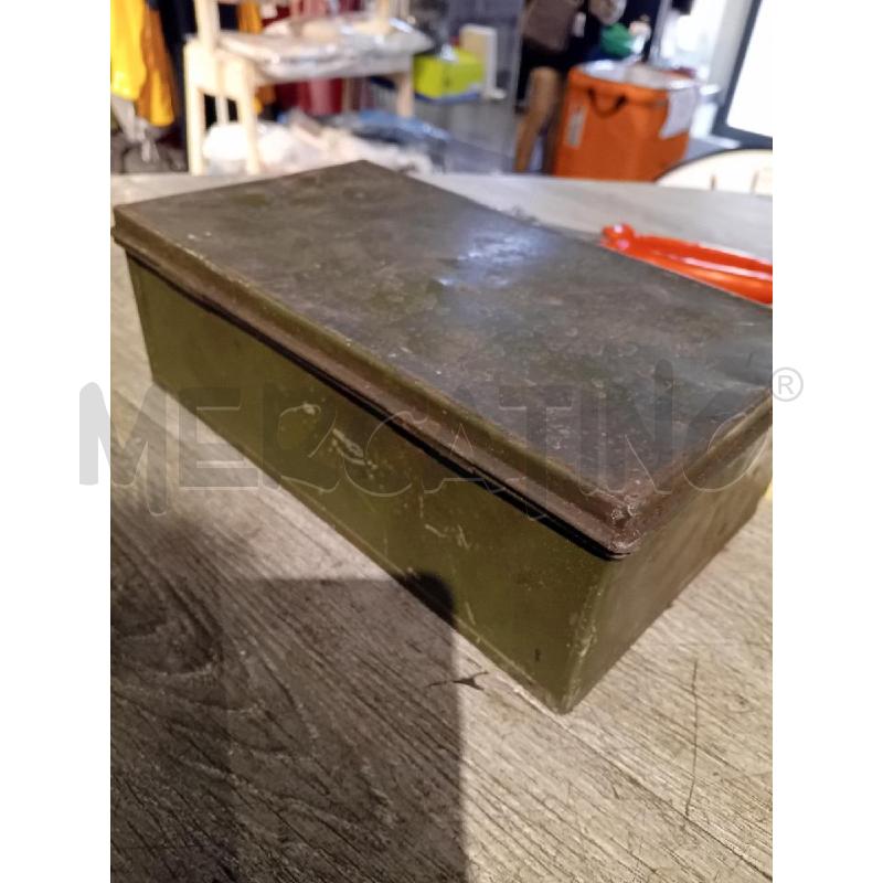 SCATOLA IN FERRO MILITARE L23 P12 H8 | Mercatino dell'Usato Busnago 3