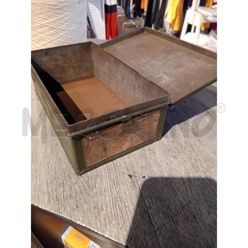 SCATOLA IN FERRO MILITARE L23 P12 H8 | Mercatino dell'Usato Busnago 4
