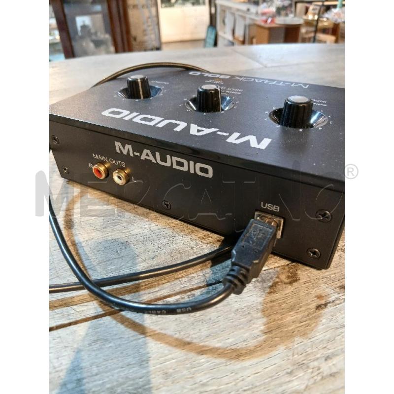 SCHEDA AUDIO M-TRAKER SOLO M-AUDIO | Mercatino dell'Usato Busnago 2