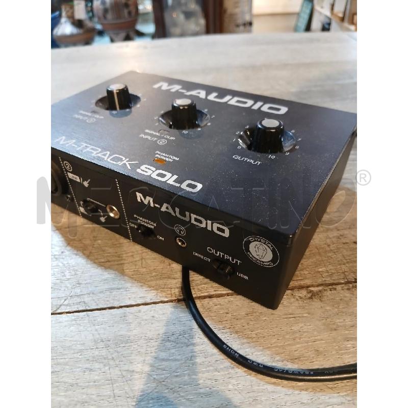SCHEDA AUDIO M-TRAKER SOLO M-AUDIO | Mercatino dell'Usato Busnago 3
