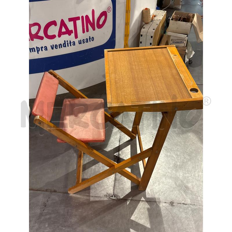 SCRIVANIA BAMBINI ANNI 60 PIEGHEVOLE | Mercatino dell'Usato Busnago 1