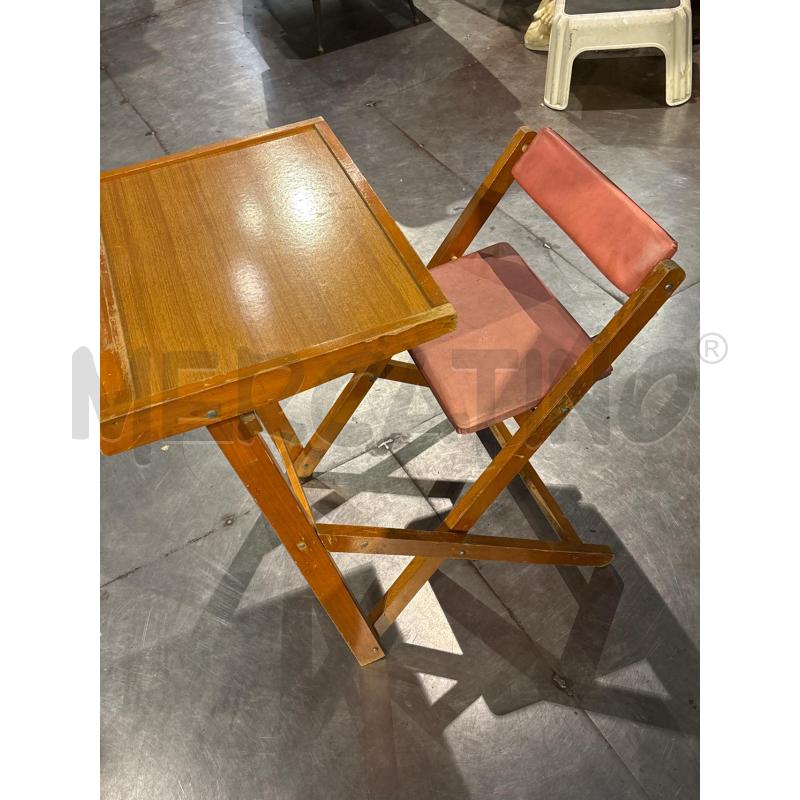SCRIVANIA BAMBINI ANNI 60 PIEGHEVOLE | Mercatino dell'Usato Busnago 3
