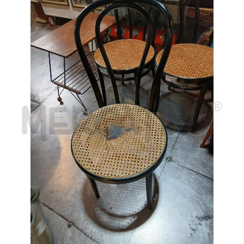 SEDIA BISTRO CON SEDUTA DA RIFGARE | Mercatino dell'Usato Busnago 1