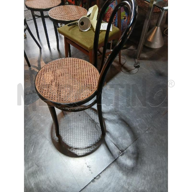 SEDIA BISTRO NERA | Mercatino dell'Usato Busnago 2
