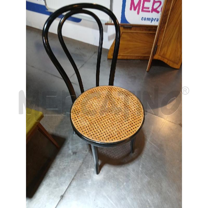 SEDIA BISTRO NERA | Mercatino dell'Usato Busnago 3