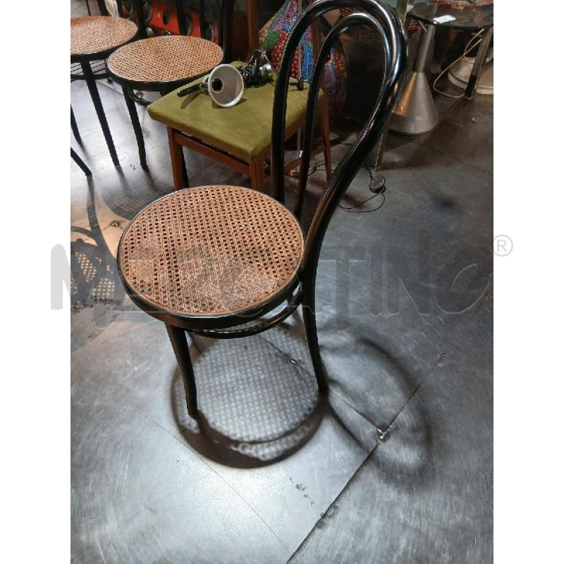 SEDIA BISTRO NERA | Mercatino dell'Usato Busnago 2
