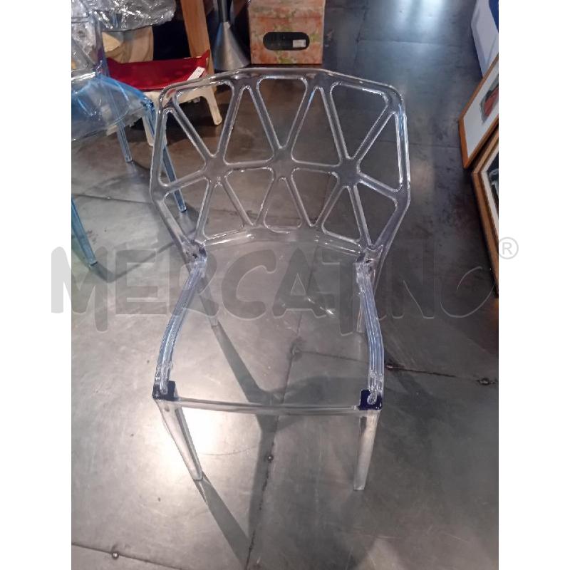 SEDIA CALLIGARIS ALCHEMIA TRASPARENTE(SEGNI DEL TEMPO) | Mercatino dell'Usato Busnago 1