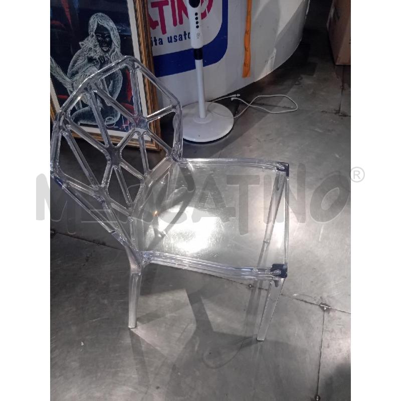 SEDIA CALLIGARIS ALCHEMIA TRASPARENTE(SEGNI DEL TEMPO) | Mercatino dell'Usato Busnago 2