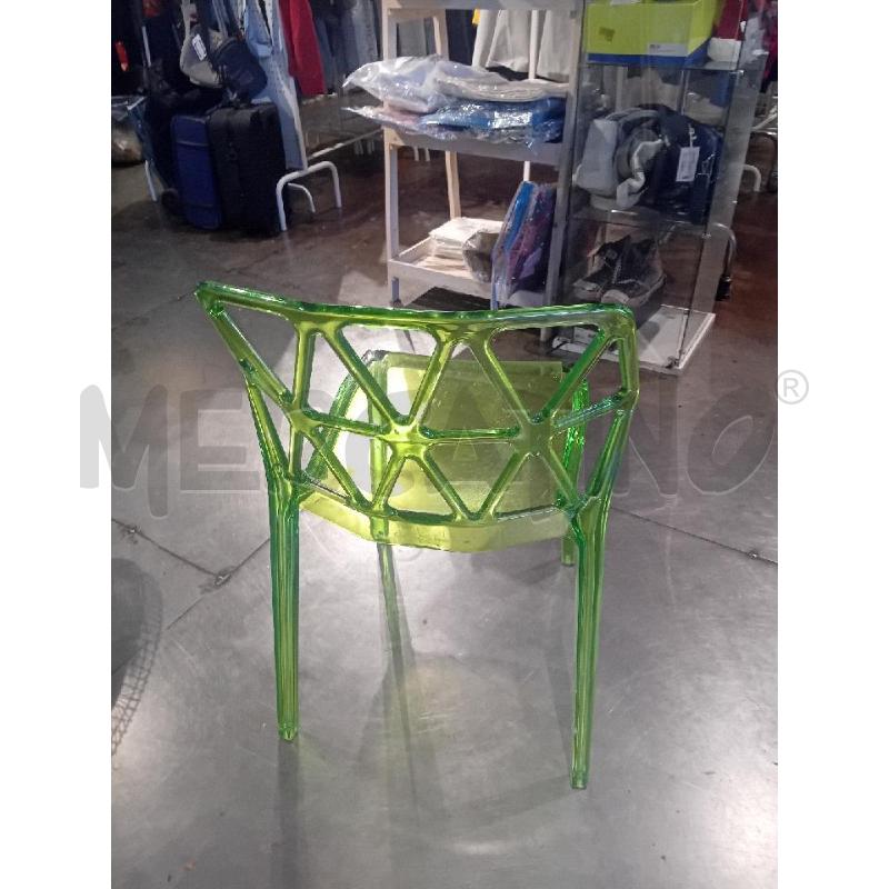 SEDIA CALLIGARIS ALCHEMIA VERDE(SEGNI DI USURA) | Mercatino dell'Usato Busnago 3