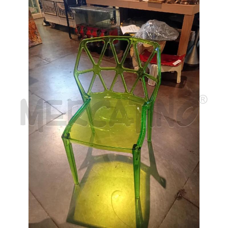 SEDIA CALLIGARIS ALCHEMIA VERDE(SEGNI DI USURA) | Mercatino dell'Usato Busnago 5