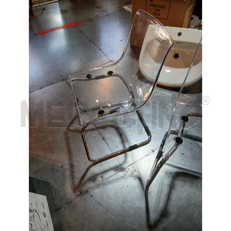 SEDIE PZ. 4 TRASPARENTI IKEA | Mercatino dell'Usato Busnago 4