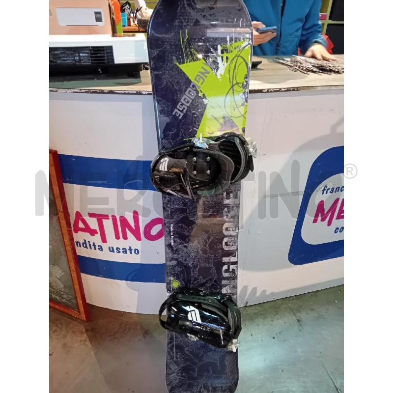 SNOW BORD HANGLOOSE CM145 CON ATTACCHI ROSSIGNOL HC500 | Mercatino dell'Usato Busnago 1