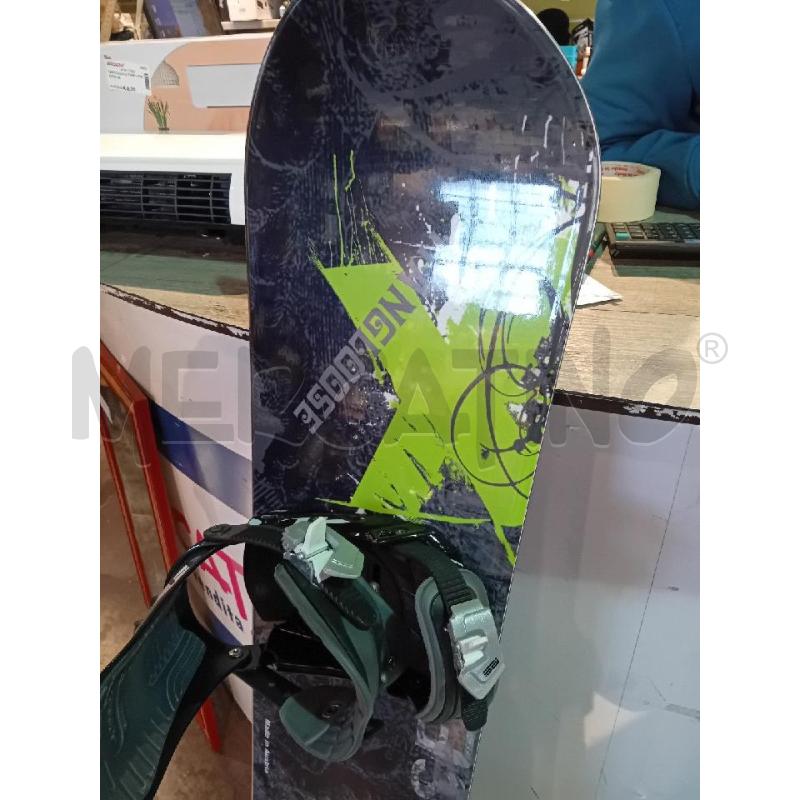 SNOW BORD HANGLOOSE CM145 CON ATTACCHI ROSSIGNOL HC500 | Mercatino dell'Usato Busnago 2