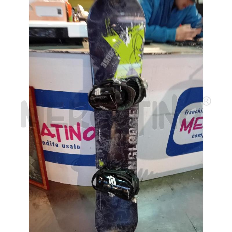 SNOW BORD HANGLOOSE CM145 CON ATTACCHI ROSSIGNOL HC500 | Mercatino dell'Usato Busnago 3