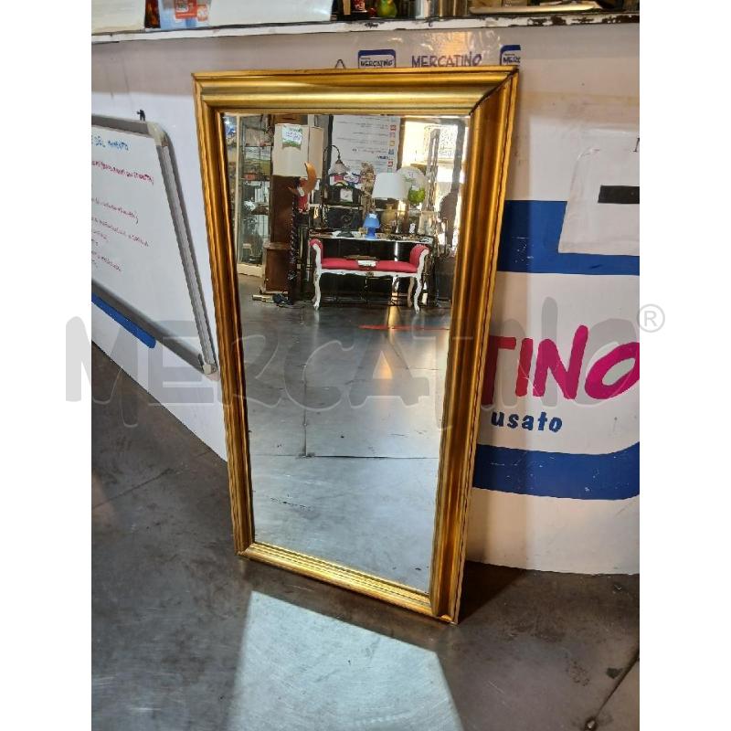SPECCHIO CORNICE DORATA 56 X 106 | Mercatino dell'Usato Busnago 1