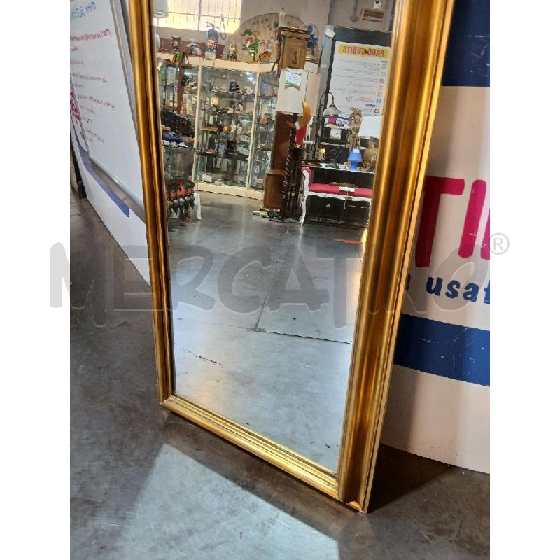 SPECCHIO CORNICE DORATA 56 X 106 | Mercatino dell'Usato Busnago 3
