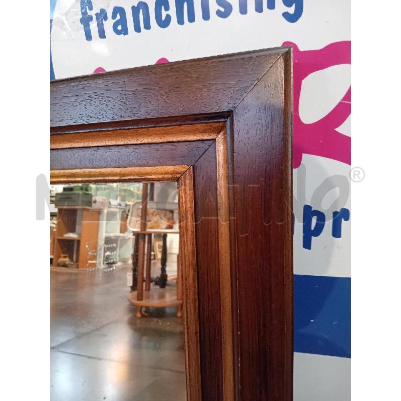 SPECCHIO CORNICE LEGNO  52X82 | Mercatino dell'Usato Busnago 3