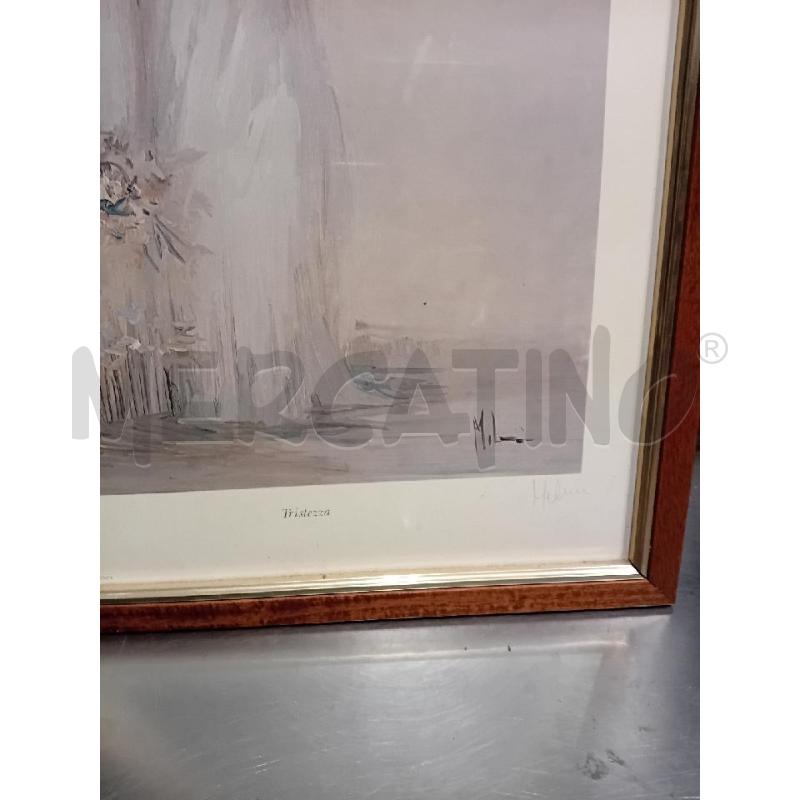 STAMPA FOTOLITO INNOCENZO MELANI TRISTEZZA 50X70 | Mercatino dell'Usato Busnago 3