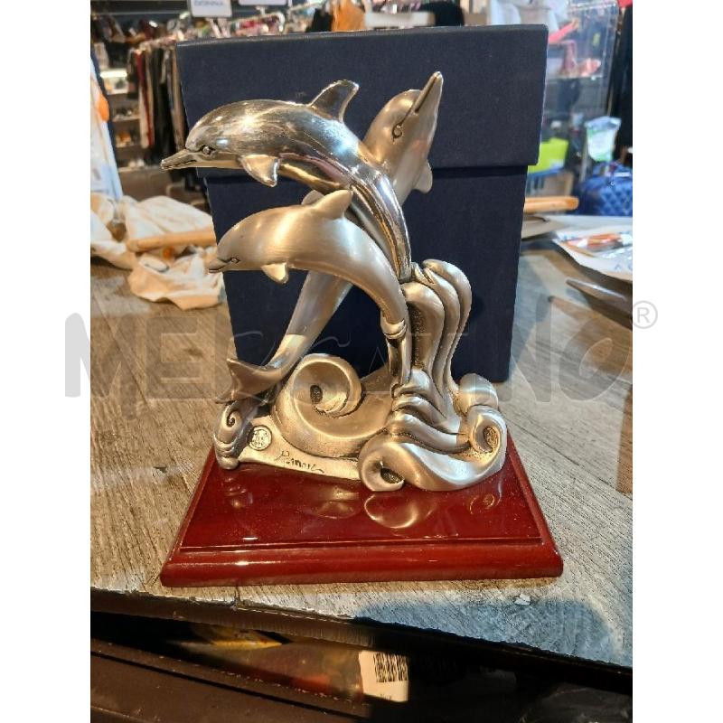 STATUETTA ROMAR PREZIOSI D'ARTE DELFINI H14CM | Mercatino dell'Usato Busnago 1