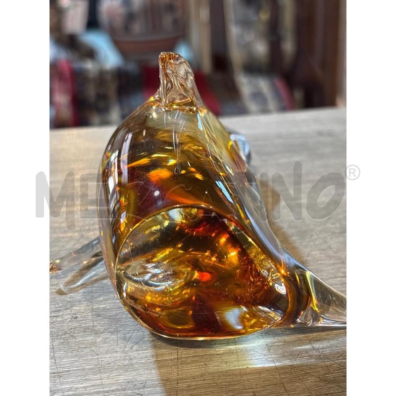STATUINA IN VETRO DI MURANO RUBELLI PINGUINO GIALLO | Mercatino dell'Usato Busnago 4