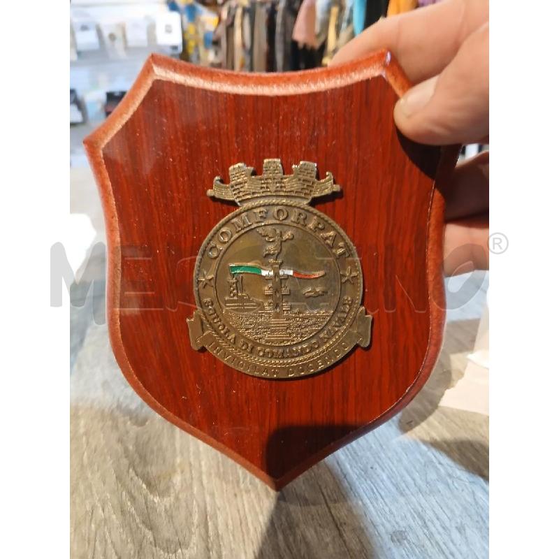 STEMMA MILITARE CREST COMFORPAT SCUOLA DI COMANDO NAVALE CM 13X11 | Mercatino dell'Usato Busnago 1