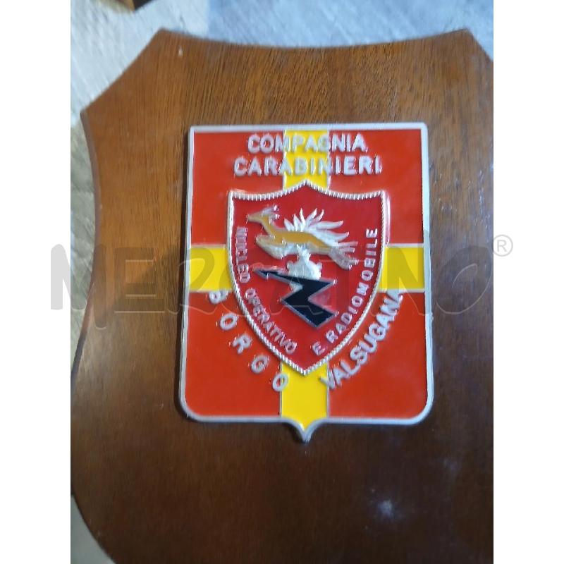 STEMMA MILITARE CREST COMPAGNIA CARABINIERI BORGO VALSUGANA CM 15X20 | Mercatino dell'Usato Busnago 3