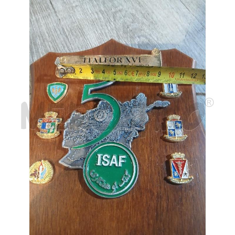 STEMMA MILITARE CREST ITALFOR XVI GRUPPO SUPPORTO DI ADERENZA CM 22X17 | Mercatino dell'Usato Busnago 2