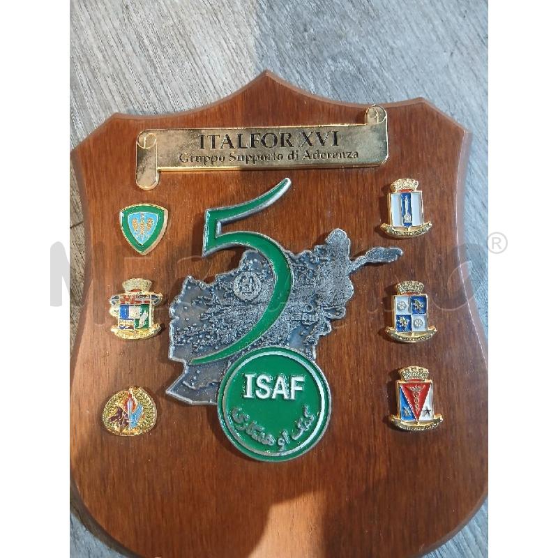 STEMMA MILITARE CREST ITALFOR XVI GRUPPO SUPPORTO DI ADERENZA CM 22X17 | Mercatino dell'Usato Busnago 3