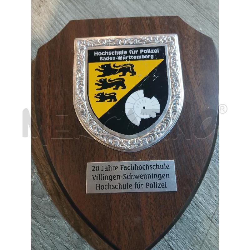 STEMMA MILITARE CREST POLIZIA BADEN-WURTTEMBERG CM 15X19 | Mercatino dell'Usato Busnago 1