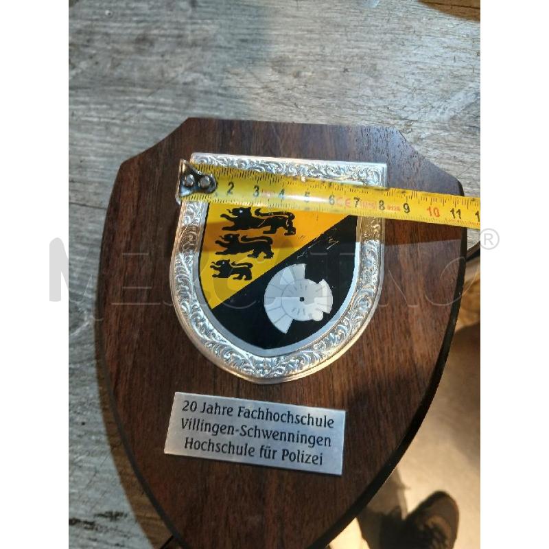 STEMMA MILITARE CREST POLIZIA BADEN-WURTTEMBERG CM 15X19 | Mercatino dell'Usato Busnago 3