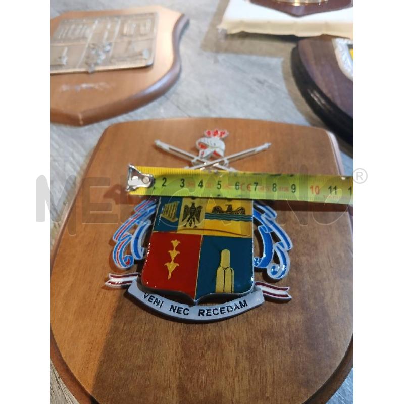 STEMMA MILITARE CREST VENI NEC RECEDAM CM 16X20 | Mercatino dell'Usato Busnago 3