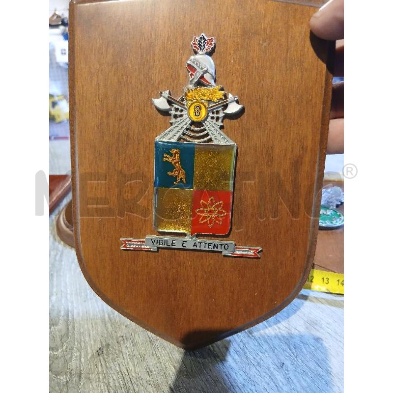 STEMMA MILITARE CREST VIGILE E ATTENTO CM 19X13 | Mercatino dell'Usato Busnago 1