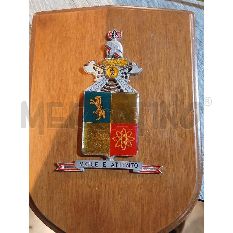 STEMMA MILITARE CREST VIGILE E ATTENTO CM 19X13 | Mercatino dell'Usato Busnago 2