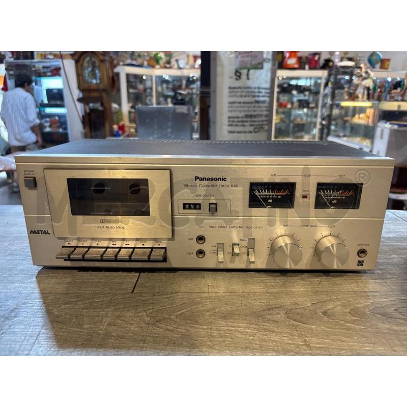 STEREO CASSETTE DECK 619 PANASONIC | Mercatino dell'Usato Busnago 1