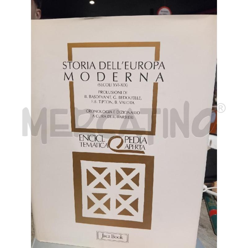 STORIA DELL'EUROPA MODERNA  JACA BOOK (1993) | Mercatino dell'Usato Busnago 1