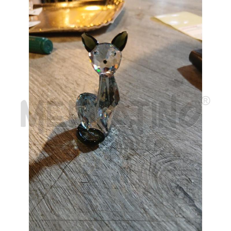 SWAROVSKI GATTO 6CM | Mercatino dell'Usato Busnago 1