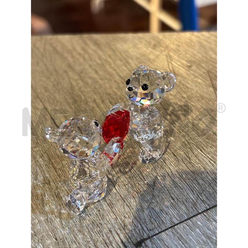 SWAROVSKI ORSETTI CON CUORE ROSSO | Mercatino dell'Usato Busnago 2