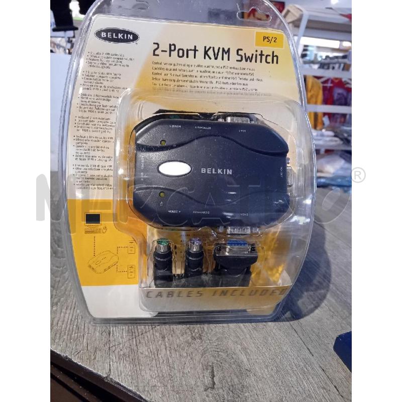 SWITCH KVM BELKIN  2 PORTE(NUOVO) | Mercatino dell'Usato Busnago 3