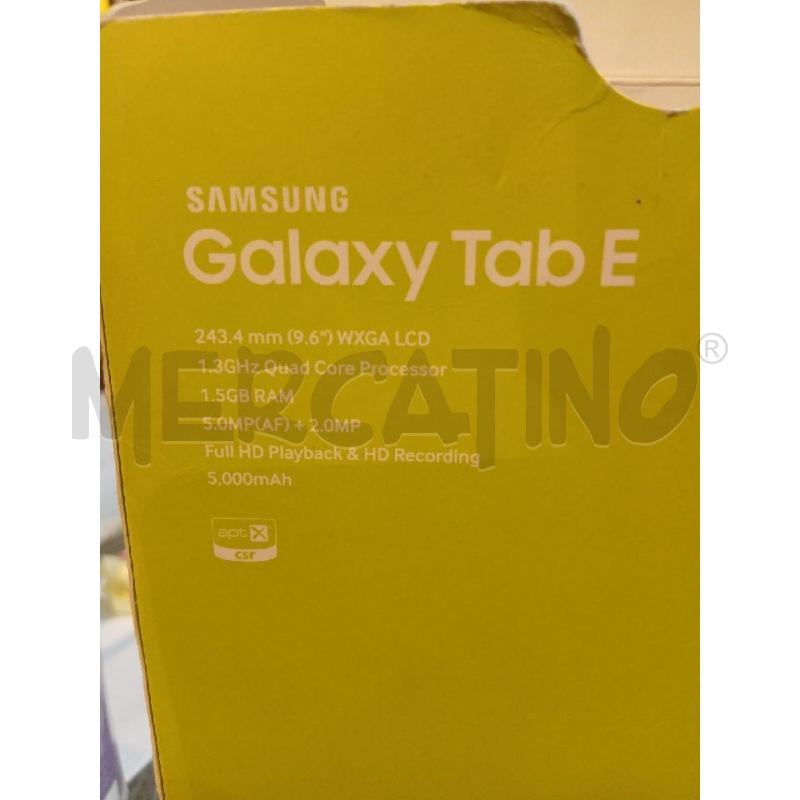 TABLET GALAXY TAB E SAMSUNG | Mercatino dell'Usato Busnago 3