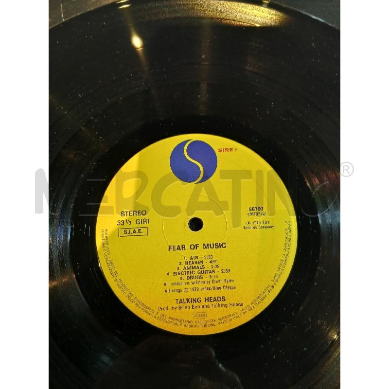 TALKING HEADS FEAR OF MUSIC (1979) | Mercatino dell'Usato Busnago 3