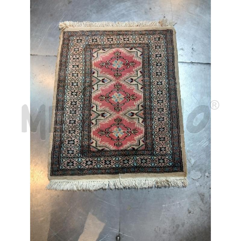 TAPPETO ORIENTALE BUKHARA KASHMIR MISURA 0.95X0.65 | Mercatino dell'Usato Busnago 1