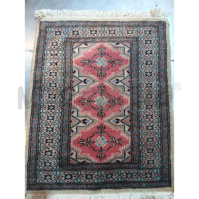 TAPPETO ORIENTALE BUKHARA KASHMIR MISURA 0.95X0.65 | Mercatino dell'Usato Busnago 2