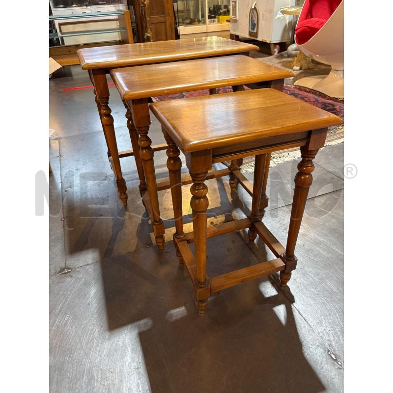 TAVOLINI IN LEGNO TRIO R | Mercatino dell'Usato Busnago 2