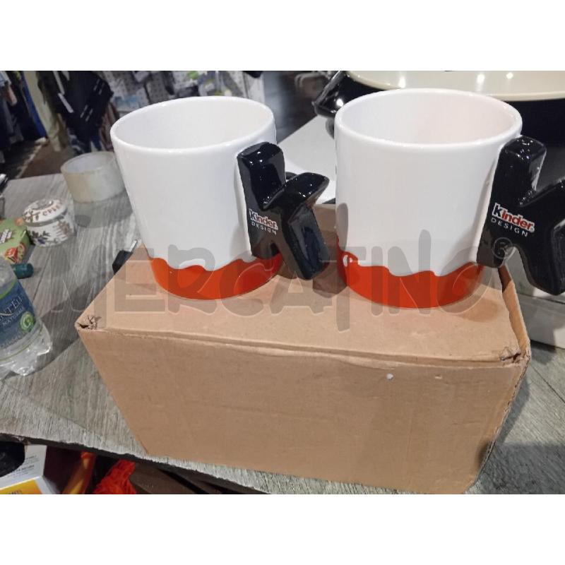 TAZZE PZ. 2 KINDER DESIGN (NUOVE) | Mercatino dell'Usato Busnago 1