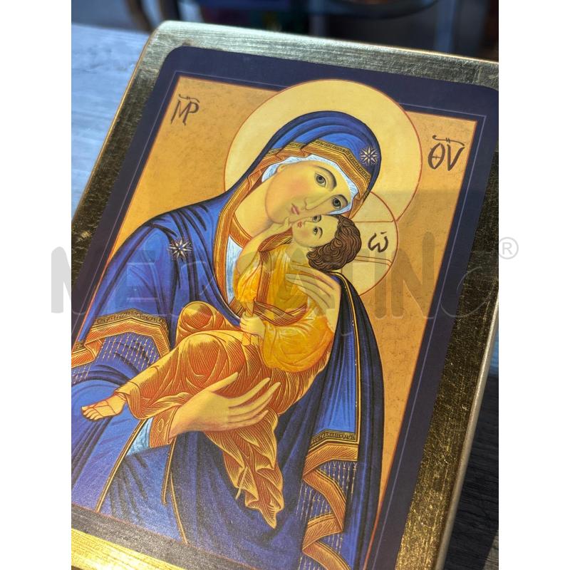 TEGOLA LEGNO DORATA MADONNA DELLA TENEREZZA | Mercatino dell'Usato Busnago 3