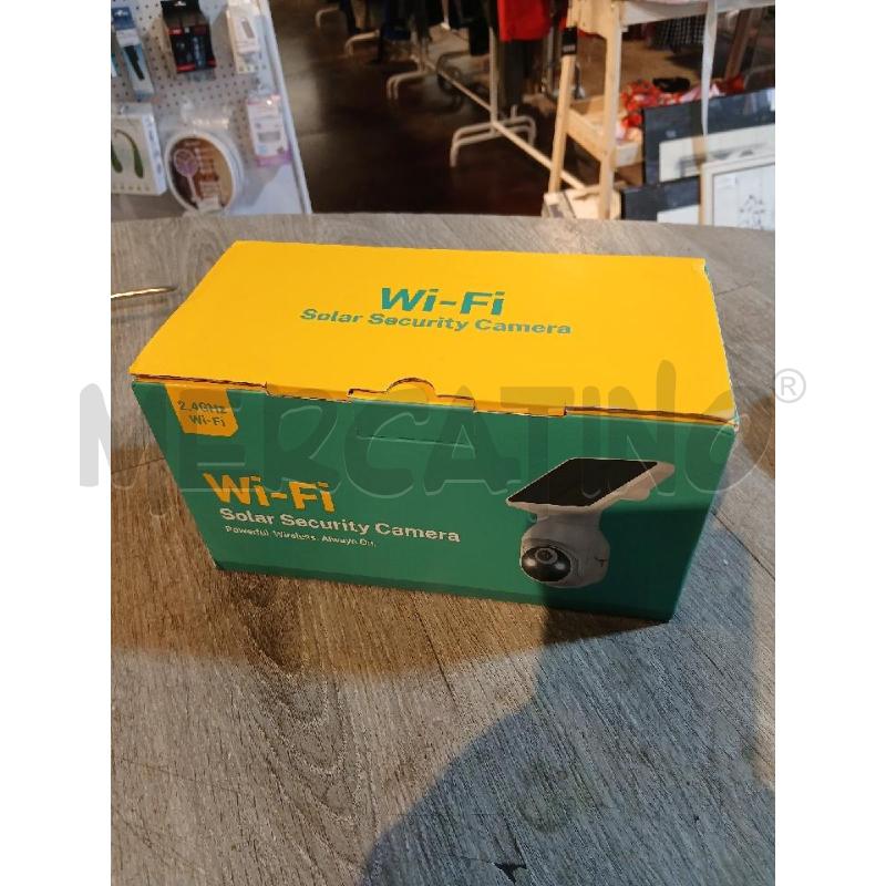TELECAMERA WI-FI SOLARE 2.4GHZ (NUOVA) | Mercatino dell'Usato Busnago 4