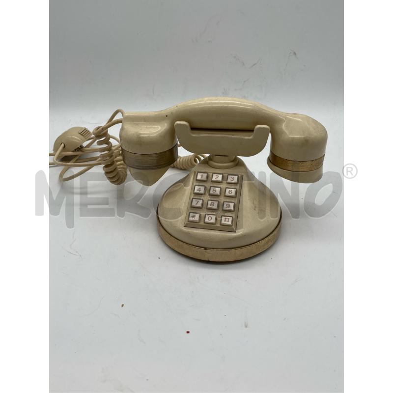 TELEFONO A TASTIERA BIANCO TELCER | Mercatino dell'Usato Busnago 1